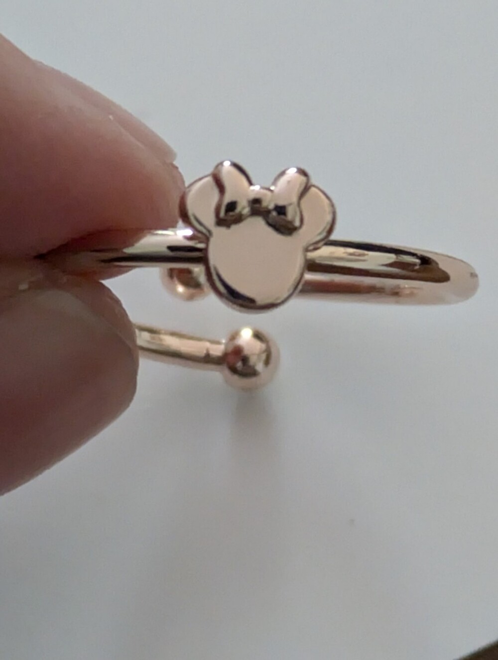 Disney Pura Vida Minnie Mouse Open Shank Ring